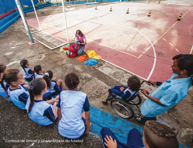 Unicef desarrolló el programa “Jogue Limpo, Jogue Bem”, con el ánimo de apoyar los clubs deportivos